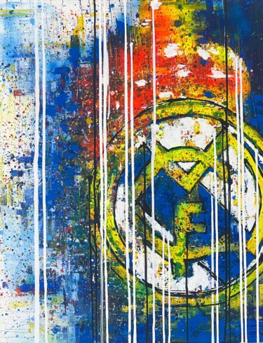 Peinture intitulée "Real Madrid" par Esteban Vera (EVera), Œuvre d'art originale, Acrylique