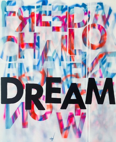 Peinture intitulée "Dream" par Esteban Vera (EVera), Œuvre d'art originale, Acrylique