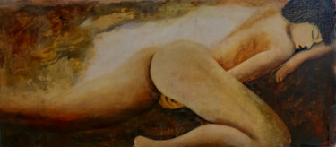 Malerei mit dem Titel "EB38 - Sensualidade…" von Estela Brito, Original-Kunstwerk, Pigmente