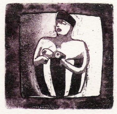 Painting titled "Nany" by Estela Baptista Costa, Original Artwork