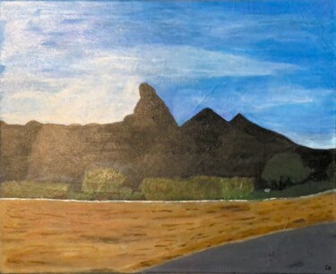 Painting titled "Arizona" by Estelle Savarit, Original Artwork, Acrylic