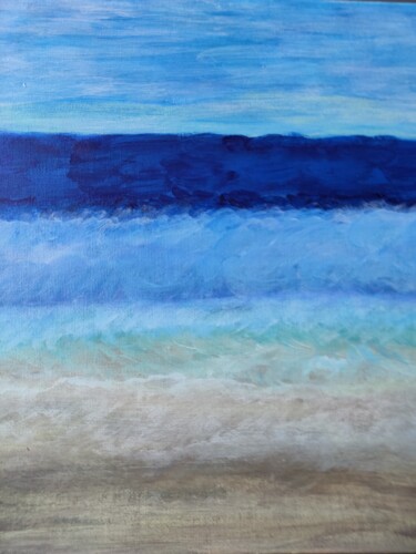Pittura intitolato "Ocean" da Estelle Savarit, Opera d'arte originale, Acrilico