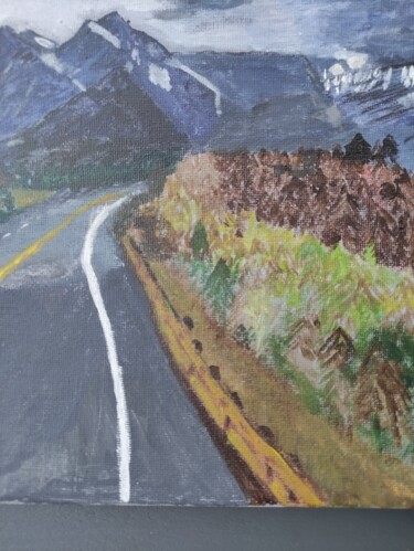 Pintura titulada "Montagne" por Estelle Savarit, Obra de arte original, Acrílico