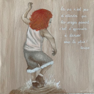Painting titled "Danse!" by Estelle Pax, Original Artwork, Acrylic