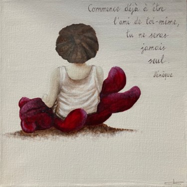 « Et moi …émois » Peinture intitulée "« Et moi …émois »" par Estelle Pax, Œuvre d'art originale, Acrylique