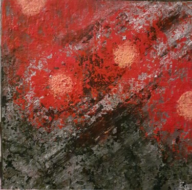 Peinture intitulée "Octobre en fleurs" par Estelle Paint, Œuvre d'art originale, Acrylique