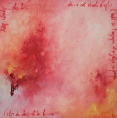 Peinture intitulée "Aller chercher plus…" par Estelle Darve, Œuvre d'art originale, Huile