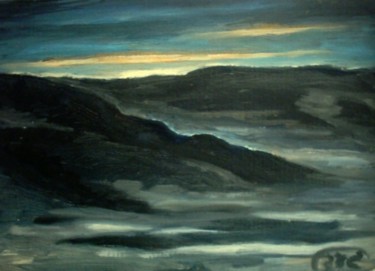 Картина под названием "Тьма перед рассветом" - געציל, Подлинное произведение искусства