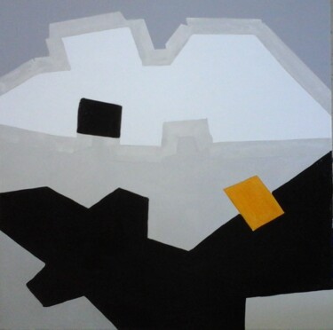 Malarstwo zatytułowany „50x50-cm-constructi…” autorstwa Esteves De Cooman, Oryginalna praca, Akryl