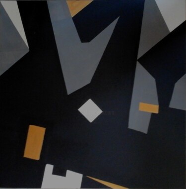 Malerei mit dem Titel "60x60-cm-constructi…" von Esteves De Cooman, Original-Kunstwerk, Acryl
