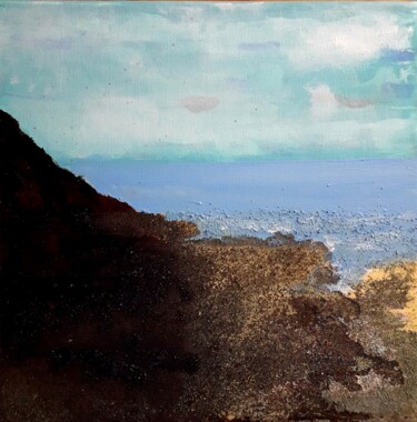 Peinture intitulée "LITTLE BEACH" par Esteves De Cooman, Œuvre d'art originale, Acrylique
