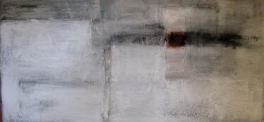 Картина под названием "pigment blanc ocre…" - Esteves De Cooman, Подлинное произведение искусства, Масло