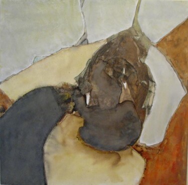 Pintura titulada "nasse croisée" por Esteves De Cooman, Obra de arte original, Oleo