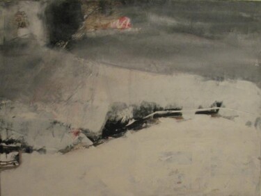Peinture intitulée "paysage d'hiver" par Esteves De Cooman, Œuvre d'art originale, Huile