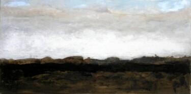 Peinture intitulée "terre ciel" par Esteves De Cooman, Œuvre d'art originale, Huile