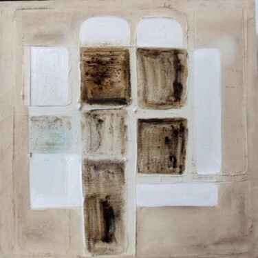 Картина под названием "fenêtres terre de s…" - Esteves De Cooman, Подлинное произведение искусства, Другой