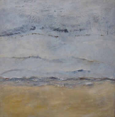 Peinture intitulée "horizon sur ciel" par Esteves De Cooman, Œuvre d'art originale, Acrylique