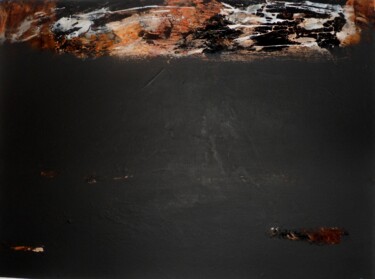 Peinture intitulée "61x45-7-cm-noir-et-…" par Esteves De Cooman, Œuvre d'art originale, Huile