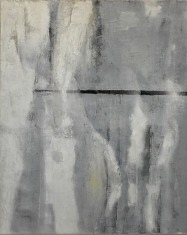 Peinture intitulée "corps-paysage-81x10…" par Esteves De Cooman, Œuvre d'art originale, Huile