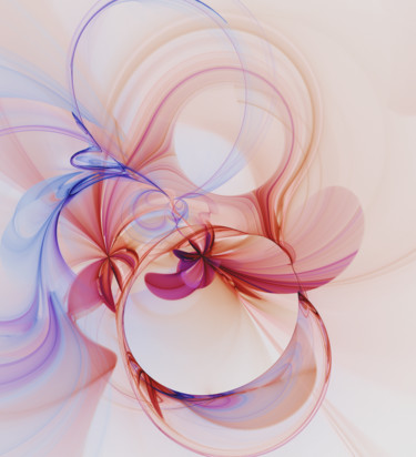 Digitale Kunst getiteld "Abstract Compositio…" door Angel Estevez, Origineel Kunstwerk, 2D Digital Work