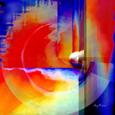 Digital Arts titled "Abstract_02" by Angel Estevez, Original Artwork, Digital Painting