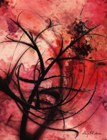 Digital Arts titled "Autumn" by Angel Estevez, Original Artwork, Digital Painting