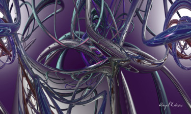 Digital Arts titled "Abstract 88" by Angel Estevez, Original Artwork, 3D Modeling