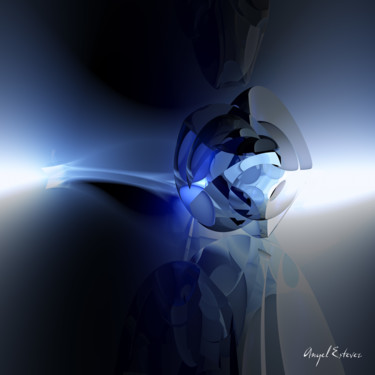 Digital Arts titled "Abstract 147" by Angel Estevez, Original Artwork, 3D Modeling