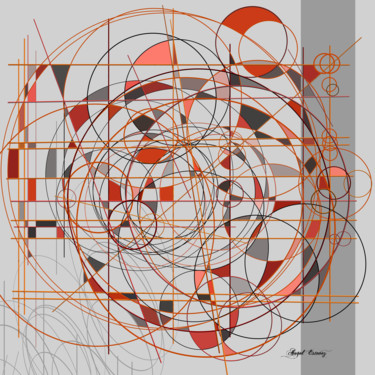 Arts numériques intitulée "Composição abstrata…" par Angel Estevez, Œuvre d'art originale, Modélisation 3D
