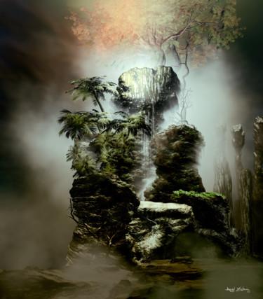 Digitale Kunst mit dem Titel "No interior da selva" von Angel Estevez, Original-Kunstwerk, 3D Modellierung