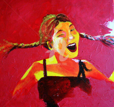 Painting titled "Mariam" by Esther, Original Artwork