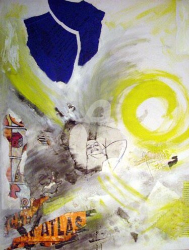 Peinture intitulée "Dans le Tourbillon…" par Esther, Œuvre d'art originale