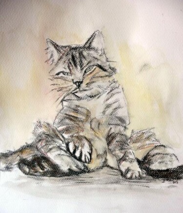 Drawing titled "Chat" by Esther, Original Artwork
