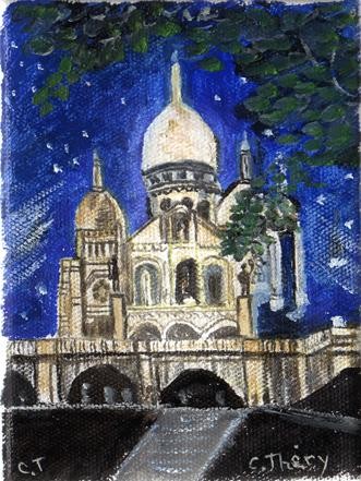 Painting titled "PARIS" by Demoncheaux, Original Artwork