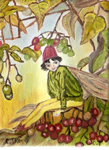 Painting titled "PETIT GARCON" by Demoncheaux, Original Artwork