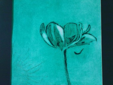 Painting titled "Tulip 2" by Esther Wanjie, Original Artwork