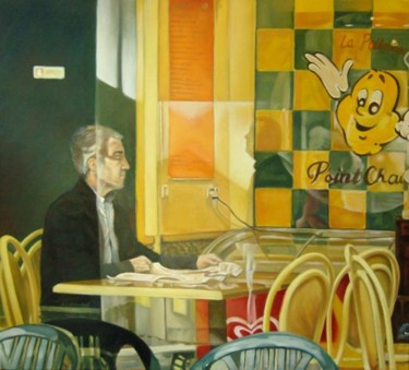 Peinture intitulée "Bar n°11" par D.L  Estrabaut, Œuvre d'art originale