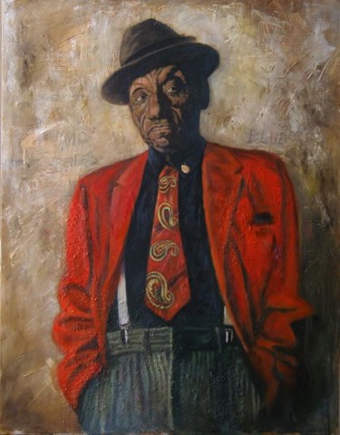 Peinture intitulée "Mo' Better Blues" par D.L  Estrabaut, Œuvre d'art originale