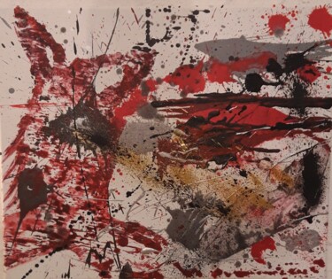 Peinture intitulée "Crève...hier, je t'…" par Etaanhil, Œuvre d'art originale, Acrylique