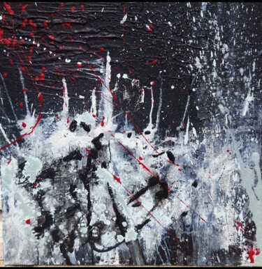 Картина под названием "quelques secondes d…" - Etaanhil, Подлинное произведение искусства, Акрил Установлен на Деревянная па…