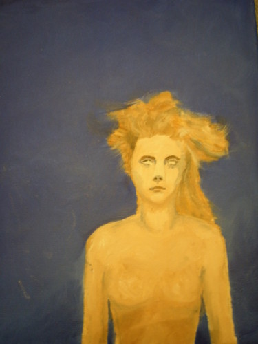 Painting titled "Eurydike" by Anna W., Original Artwork, Oil