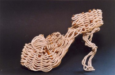 Escultura intitulada "chaussure serie poi…" por Carole Louise Barbier, Obras de arte originais