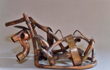 Sculpture intitulée "chaussure.Série poi…" par Carole Louise Barbier, Œuvre d'art originale