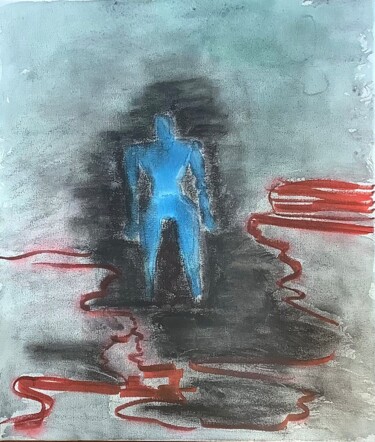 Painting titled "Desperation of a Pa…" by Eteri, Original Artwork, Pastel