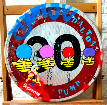 Painting titled "PUMP DALTON by Luck…" by Ethan Bang-Bang, Original Artwork, Acrylic