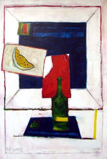 Peinture intitulée "NOITARUGIF 20 - B" par Ethel Muniz, Œuvre d'art originale