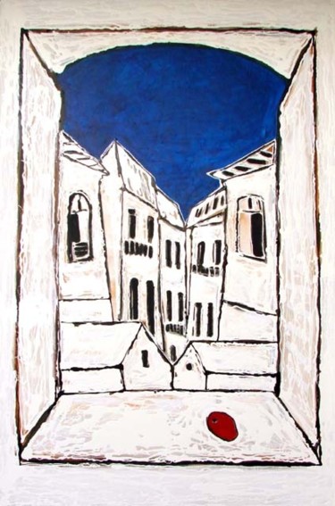 Peinture intitulée "NOITARUGIF 20 - C" par Ethel Muniz, Œuvre d'art originale