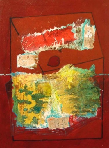 Peinture intitulée "NOITARUGIF 20 - 03" par Ethel Muniz, Œuvre d'art originale