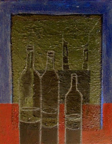 Peinture intitulée "NOITARUGIF 20 - 11" par Ethel Muniz, Œuvre d'art originale