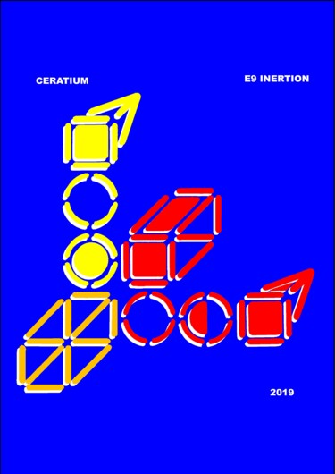 Arts numériques intitulée "CERATIUM" par Etienne Frouin (E9 Inertion), Œuvre d'art originale, Travail numérique 2D